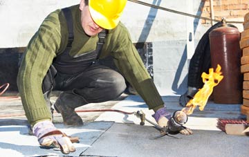 Sgoir Beag flat roof construction